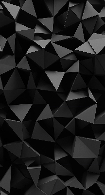 Modern roller blind Black origami