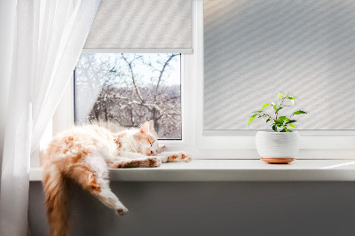 Roller blind for large window Steel abstraction