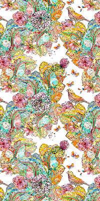 Modern roller blind Colorful pattern of nature