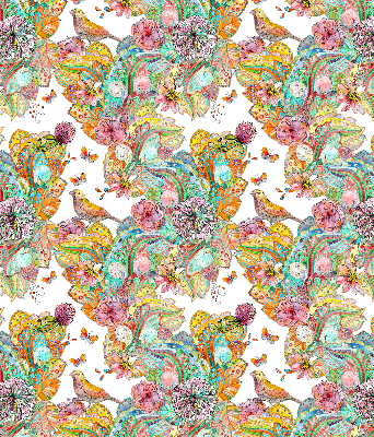 Modern roller blind Colorful pattern of nature
