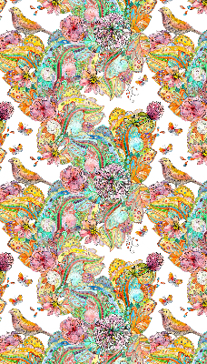 Modern roller blind Colorful pattern of nature