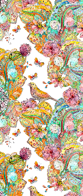 Modern roller blind Colorful pattern of nature
