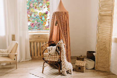 Modern roller blind Colorful pattern of nature