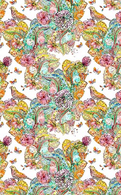 Modern roller blind Colorful pattern of nature