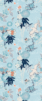 Fabric roller blind Blue nature