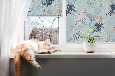 Fabric roller blind Blue nature