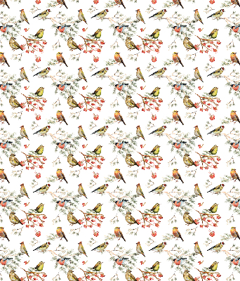 Modern roller blind Birds on the branches
