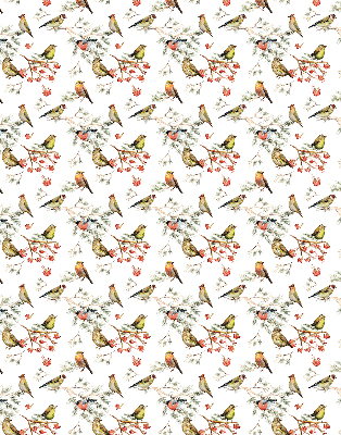 Modern roller blind Birds on the branches