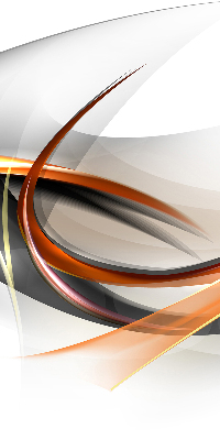 Roller blind for large window Orange line pattern
