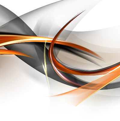 Roller blind for large window Orange line pattern