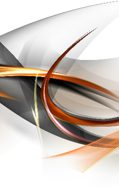 Roller blind for large window Orange line pattern
