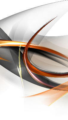 Roller blind for large window Orange line pattern
