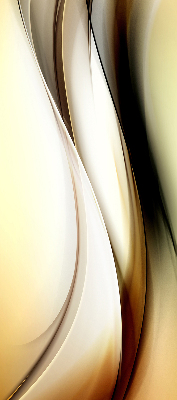 Fabric roller blind Yellow abstraction