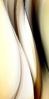 Fabric roller blind Yellow abstraction