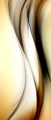 Fabric roller blind Yellow abstraction