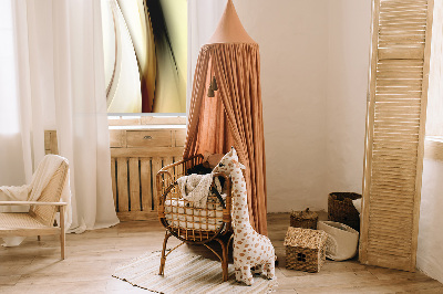 Fabric roller blind Yellow abstraction