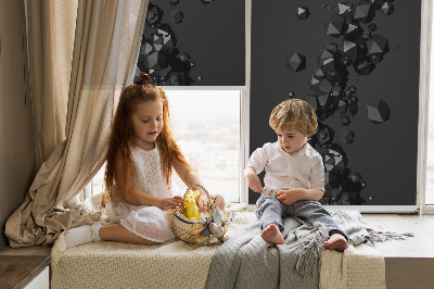 Roller blind for large window Falling lumps