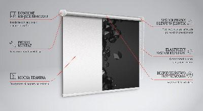 Roller blind for large window Falling lumps