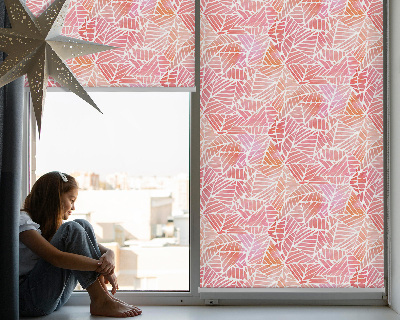 Modern roller blind Striped triangles