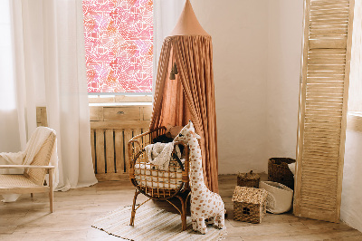 Modern roller blind Striped triangles