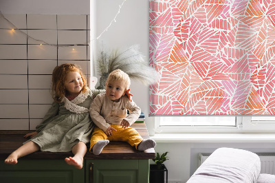 Modern roller blind Striped triangles