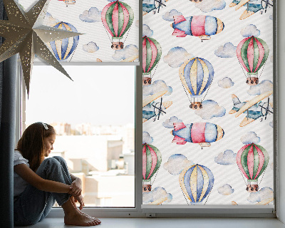 Roller blind for large window Airships and balloons