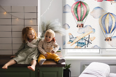 Roller blind for large window Airships and balloons