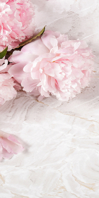 Roller blind for large window Flowers