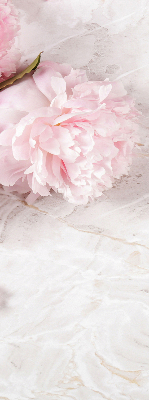 Roller blind for large window Flowers