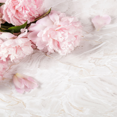 Roller blind for large window Flowers
