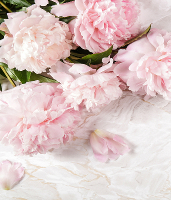 Roller blind for large window Flowers