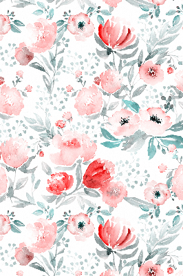 Modern roller blind Pink poppy