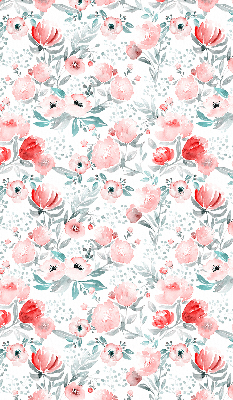 Modern roller blind Pink poppy