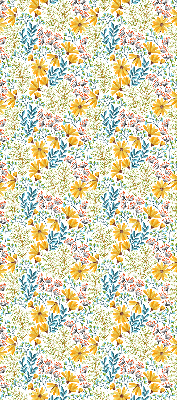 Roller blind for large window Flowers
