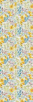 Roller blind for large window Flowers
