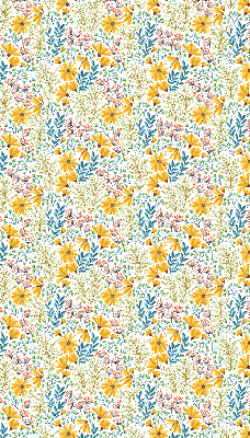 Roller blind for large window Flowers