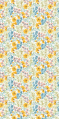 Roller blind for large window Flowers