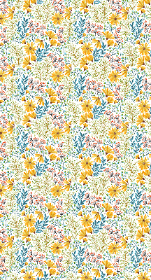 Roller blind for large window Flowers