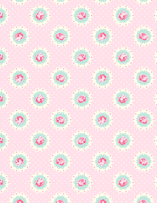 Fabric roller blind Roses