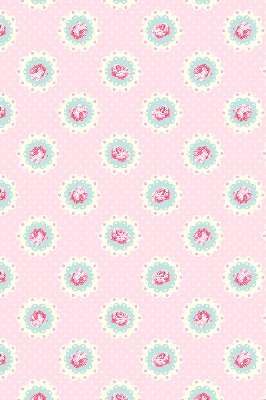 Fabric roller blind Roses