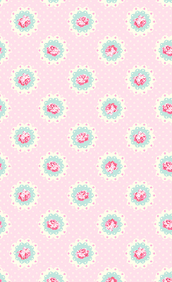 Fabric roller blind Roses
