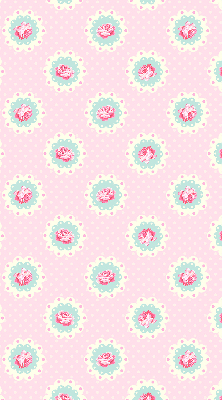 Fabric roller blind Roses