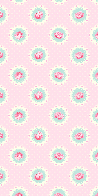 Fabric roller blind Roses
