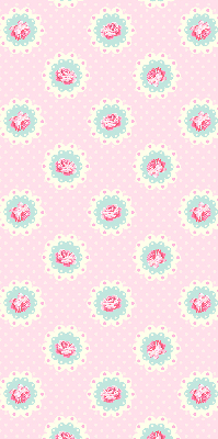 Fabric roller blind Roses