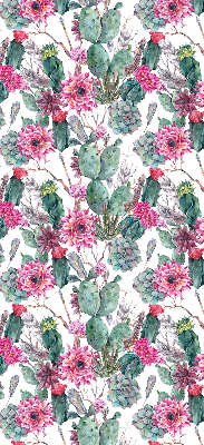 Modern roller blind Cactus flower