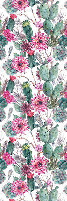 Modern roller blind Cactus flower