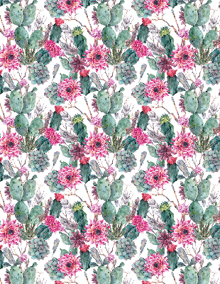 Modern roller blind Cactus flower