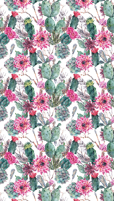 Modern roller blind Cactus flower