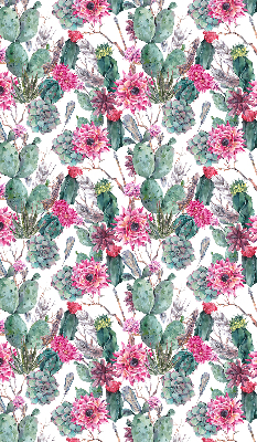 Modern roller blind Cactus flower