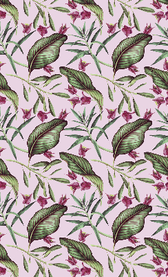 Fabric roller blind Tropical leaves